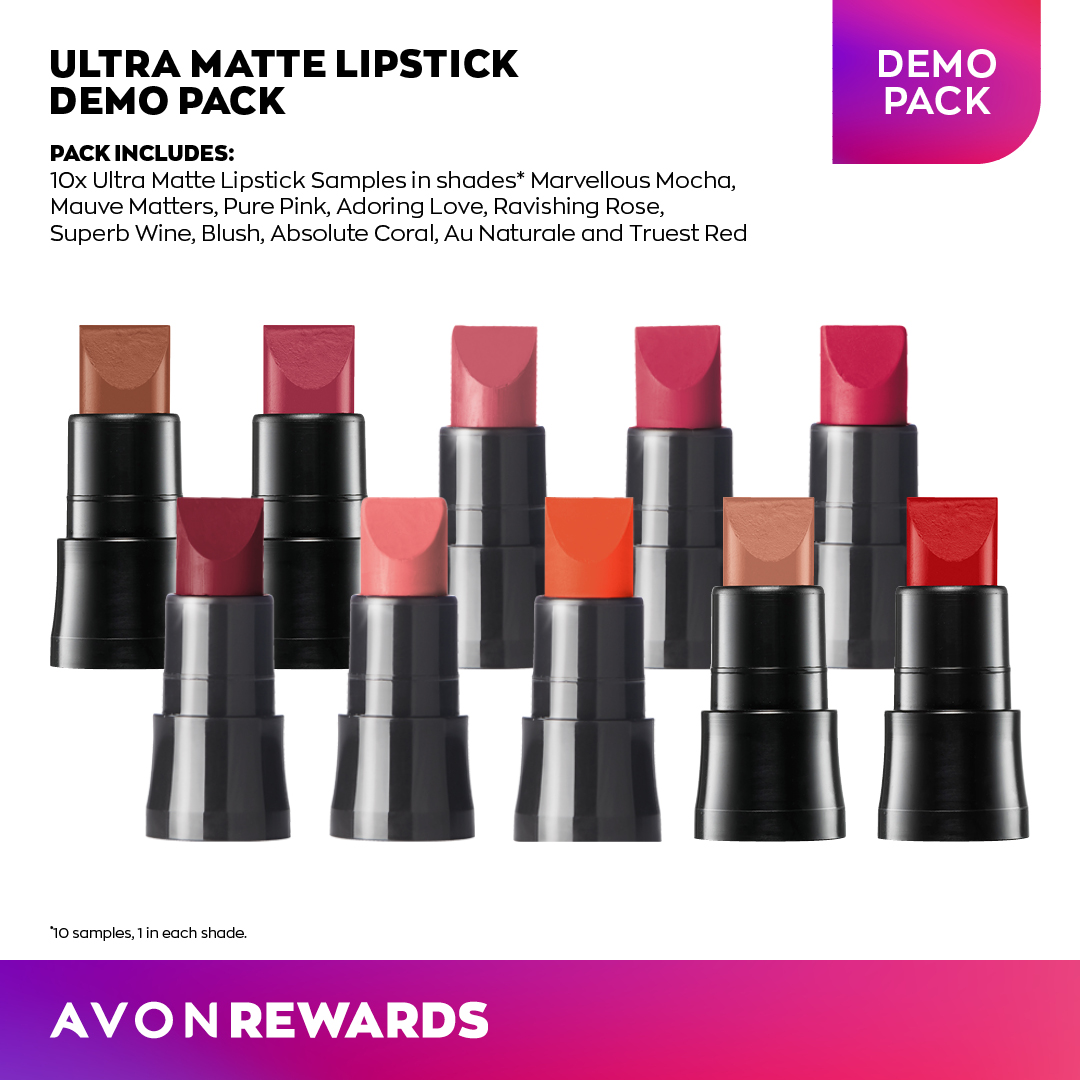 Ultra Matte Lipstick Demo Pack